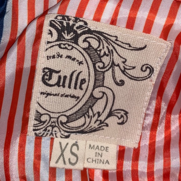 🛍HOST PICK 🛍 Tulle | Anthropologie Tangerine Jacket XS - Picture 4 of 6